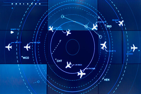 Real Time Flying Data Visualization